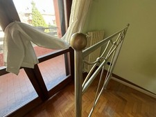 giroletto singolo ferro battuto BONTEMPI  colore argento e oro 