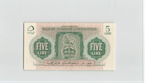 Libia lire 1943 p m3 - libia, 1943,