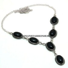 Black Onyx Gemstone 925