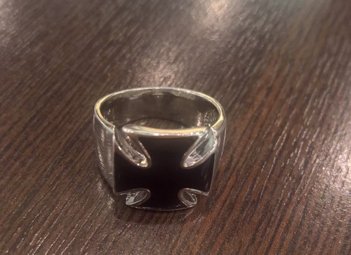 Anello croce templare rock - templare, emo