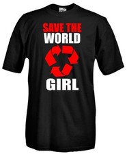 T-Shirt Fun I18 save the world