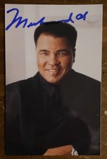 Autografo firmato Muhammad Ali