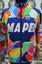Maglia ciclismo bike SANTINI MAPEI TG L F818 shirt maillot trikot jersey