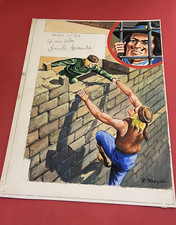 Albi del Grande Blek tavola copertina originale n.77 A. Moglia ottimo stato