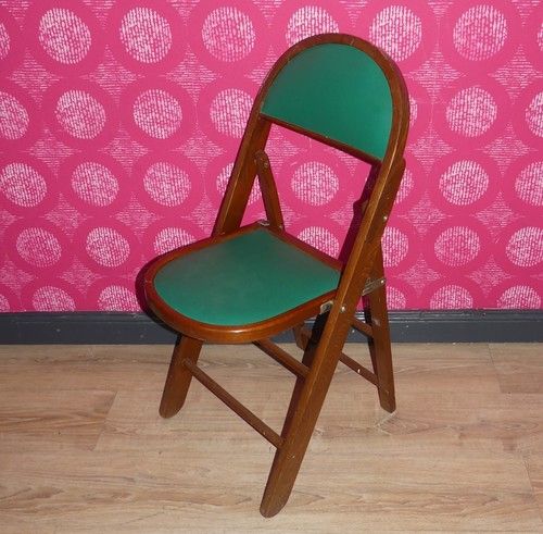 Sedia pieghevole vintage - 1,