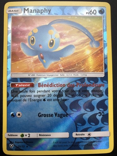 Carte pokemon manaphy 73 - manaphy, 25/73