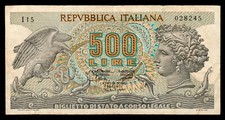 Italy Repubblica Italiana 500