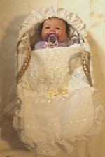 Bambola Reborn Girl Amelie 18” – Scultura realistica Sandy Faber, dipinta a mano JosyNN