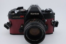 📸 Konica Autoreflex T4 (with original Konica Hexanon 50mm f/1.7 lens) + Gift 🎁