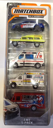 Matchbox emt pack sceriffo - 5, (sceriffo