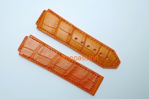 Hublot orange alligator - orange, strap
