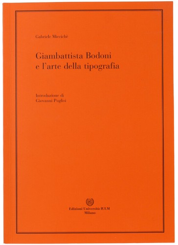 Giambattista bodoni arte - giambattista, l'arte