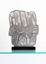 Pietro CONSAGRA - "Sottilissime" (D), 1985 - Alluminio e marmo