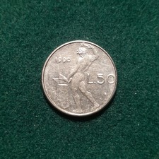 ITALIA 1990 50 LIRE piccole