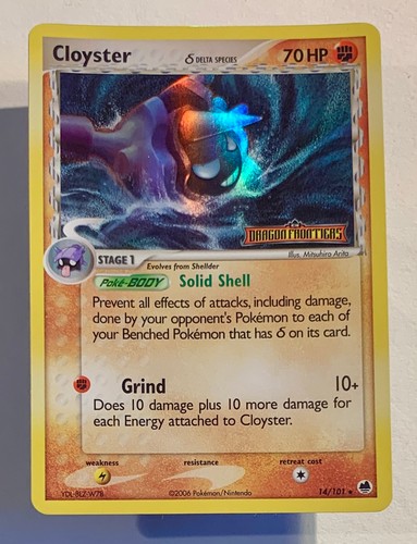 Pokemon cloyster 101 - 14/101, delta