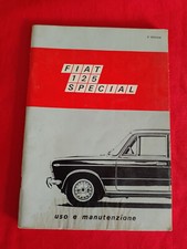 FIAT 125 SPECIAL LIBRETTO USO