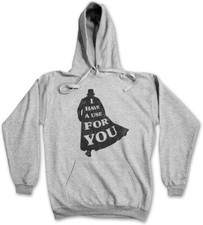 Felpa con cappuccio I HAVE A