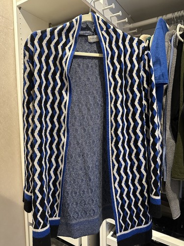 Blazer lungo blu nero - , taglia