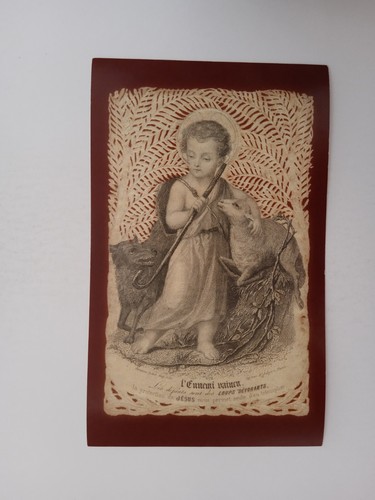 Figurina santini del natale - figurina,
