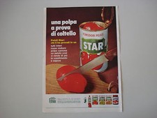 advertising Pubblicità 1969 POMODORI PELATI STAR