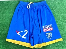 PANTALONCINO FROSINONE MATCH WORN INDOSSATO NO MAGLIA SHIRT JERSEY CAMISETA