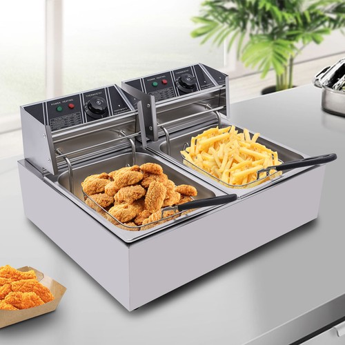 Friggitrice doppia 12l - friggitrice,