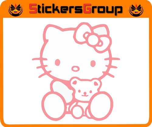 Adesivo hello kitty per - adesivo,