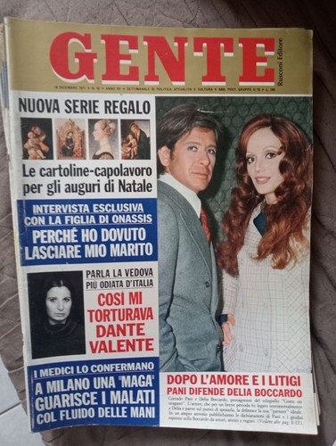 Gente 1971 corrado - gente, n.