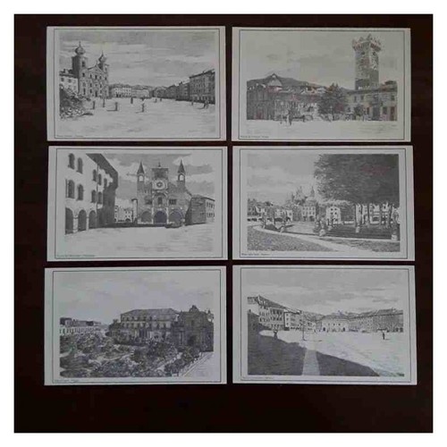 Cartoline piazze italia - cartoline,