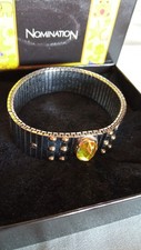 Bracciale donna Nomination acciaio e oro 18k.