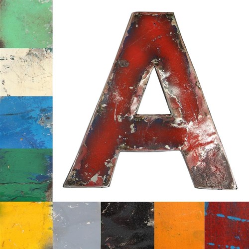 Lettere vintage metallo a - lettere,