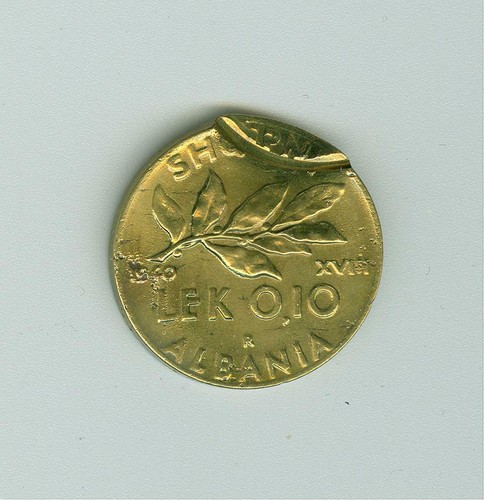Errore moneta albania - moneta, 1940
