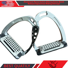 Staffe di sicurezza per cavalli in alluminio sgancio rapido staffe equitazione