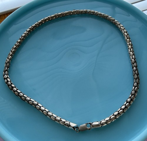 Collana catena maglia serpente