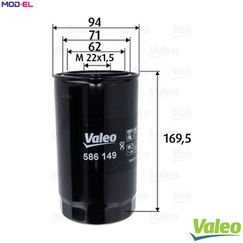 Filtro olio 586149 - 586149, iveco