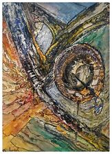 quadro moderno astratto dipinto a mano