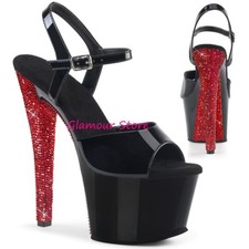 Sexy SANDALI STRASS tacco 18