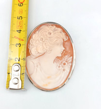 Ciondolo spilla vero cammeo