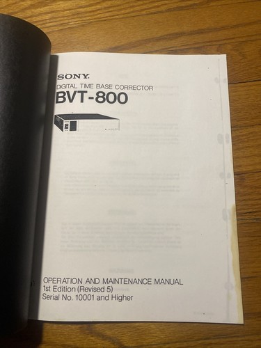 Sony correttore base temporale - base,