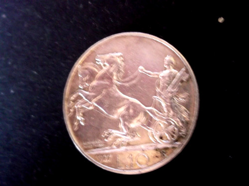 Lire del 1927 argento - del,