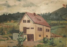 Dipinto olio originale 1943