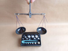 Bilancia manuale farmacia sovietica URSS bilancia medica 0,02-50 g + pesi da laboratorio