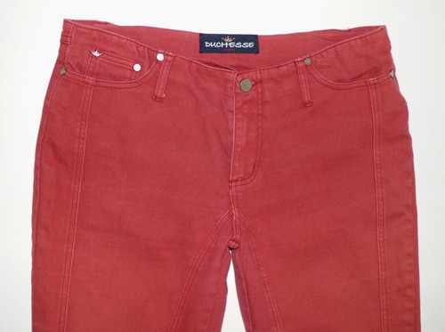 Jeans duchesse rosso junior - rosso,