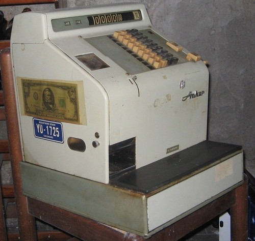 Antico registratore cassa - di,