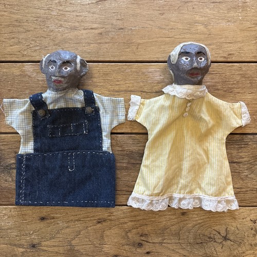 Coppia pupazzi mano nonna