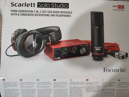 Focusrite scarlett solo studio - focusrite,