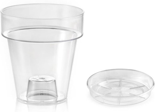 Vaso trasparente porto con - vaso, "porto"