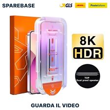 PELLICOLA VETRO TEMPERATO PER APPLE IPHONE 7 8 X XS 11 XR 16 15 14 13 12 MAX