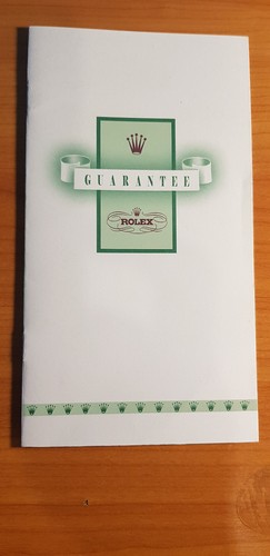 Garanzia rolex inglese tutti - inglese, i