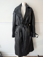 Trench cappotto nero vintage